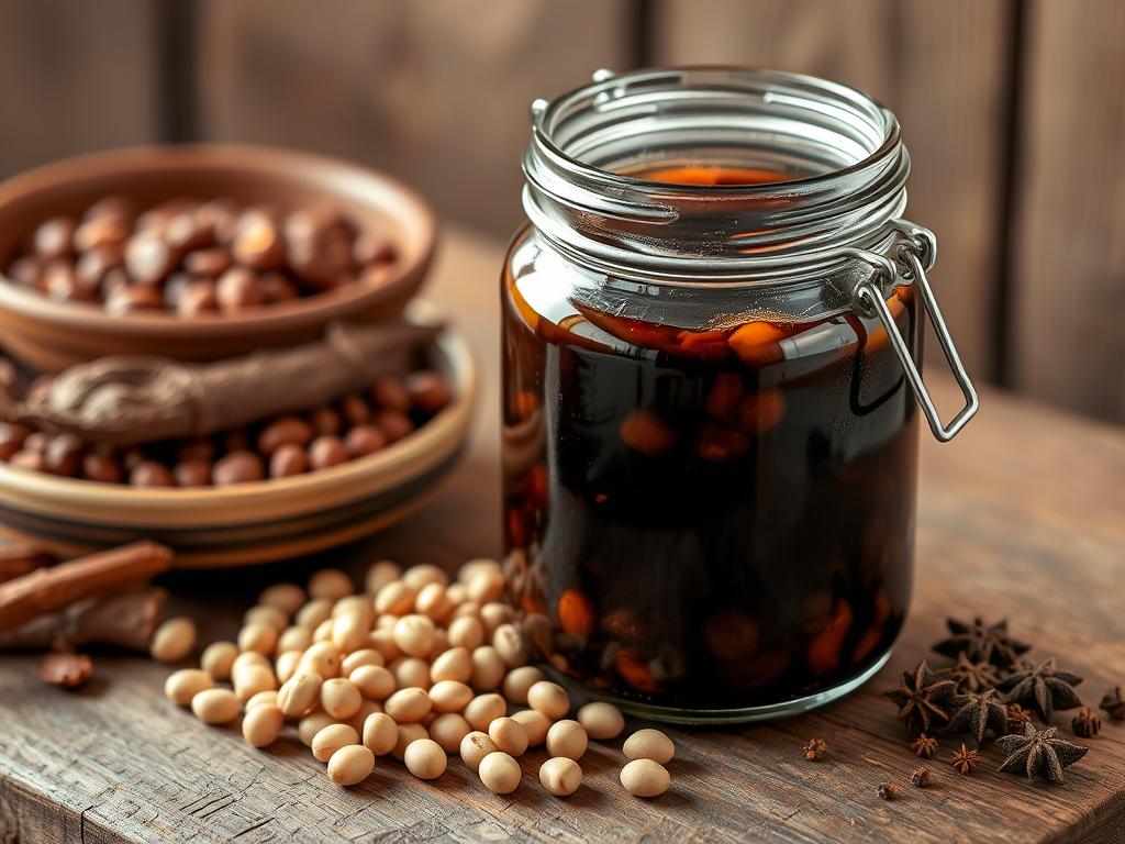 kecap fermentasi alami