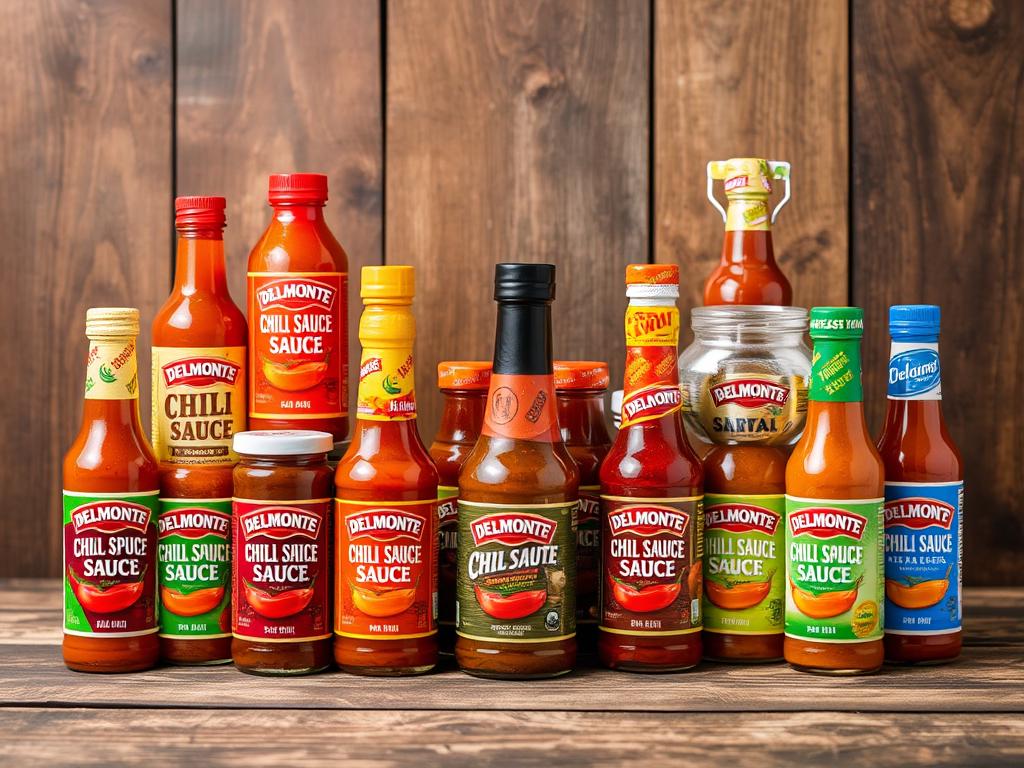 varian produk saus sambal delmonte