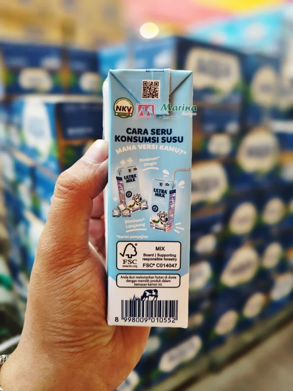 Ultra Milk Plain 200ml Box 1