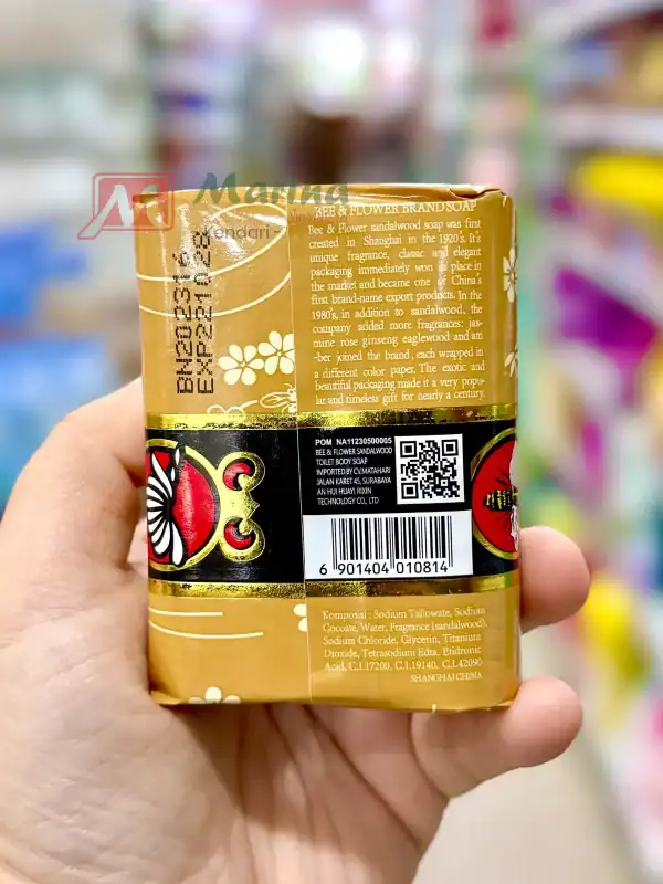 Sabun mandi coklat aroma oriental herbal dari Maspion