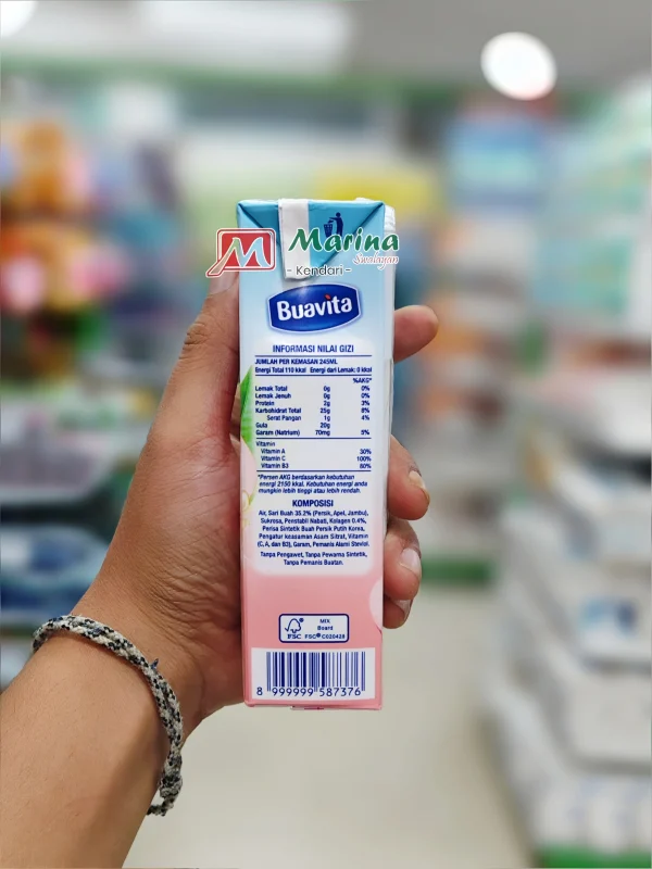 Buavita Korean Wht Peach Marina Swalayan