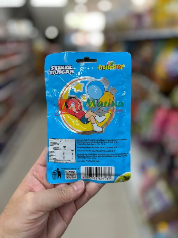 Kemasan Belakang Lollipop Doraemon