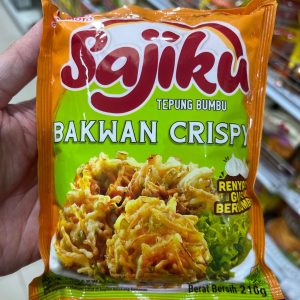 Sajiku Bakwan Crispy 210 gr tepung bumbu gorengan siap pakai kemasan depan produk