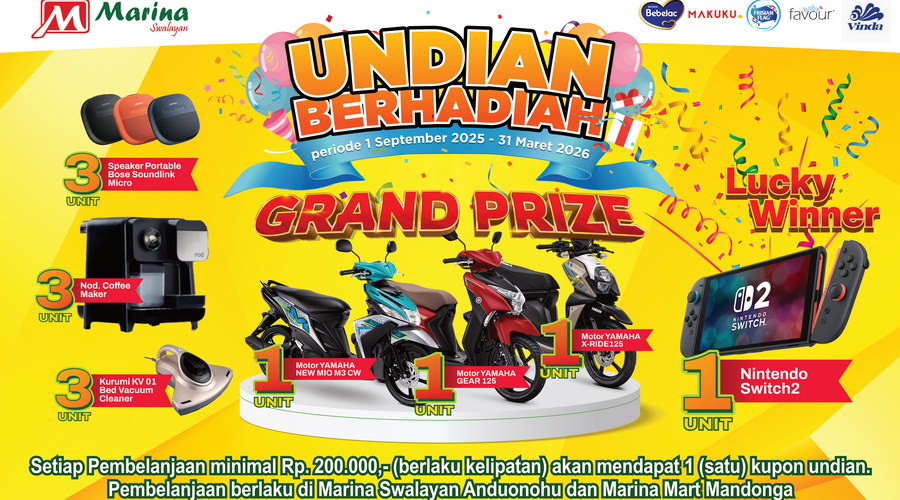 Promo Agustus 2025 Marina Swalayan