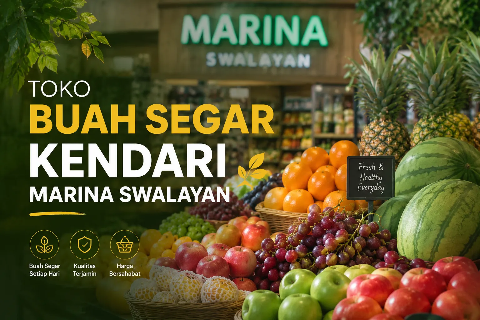Distributor & Toko Buah Segar Kendari Terlengkap – Marina Swalayan